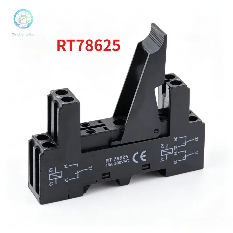 Relay base RT78625 14F-2Z-C2 collocation G2R-2 JQX-14F-2 HF115F 8 holes Socket