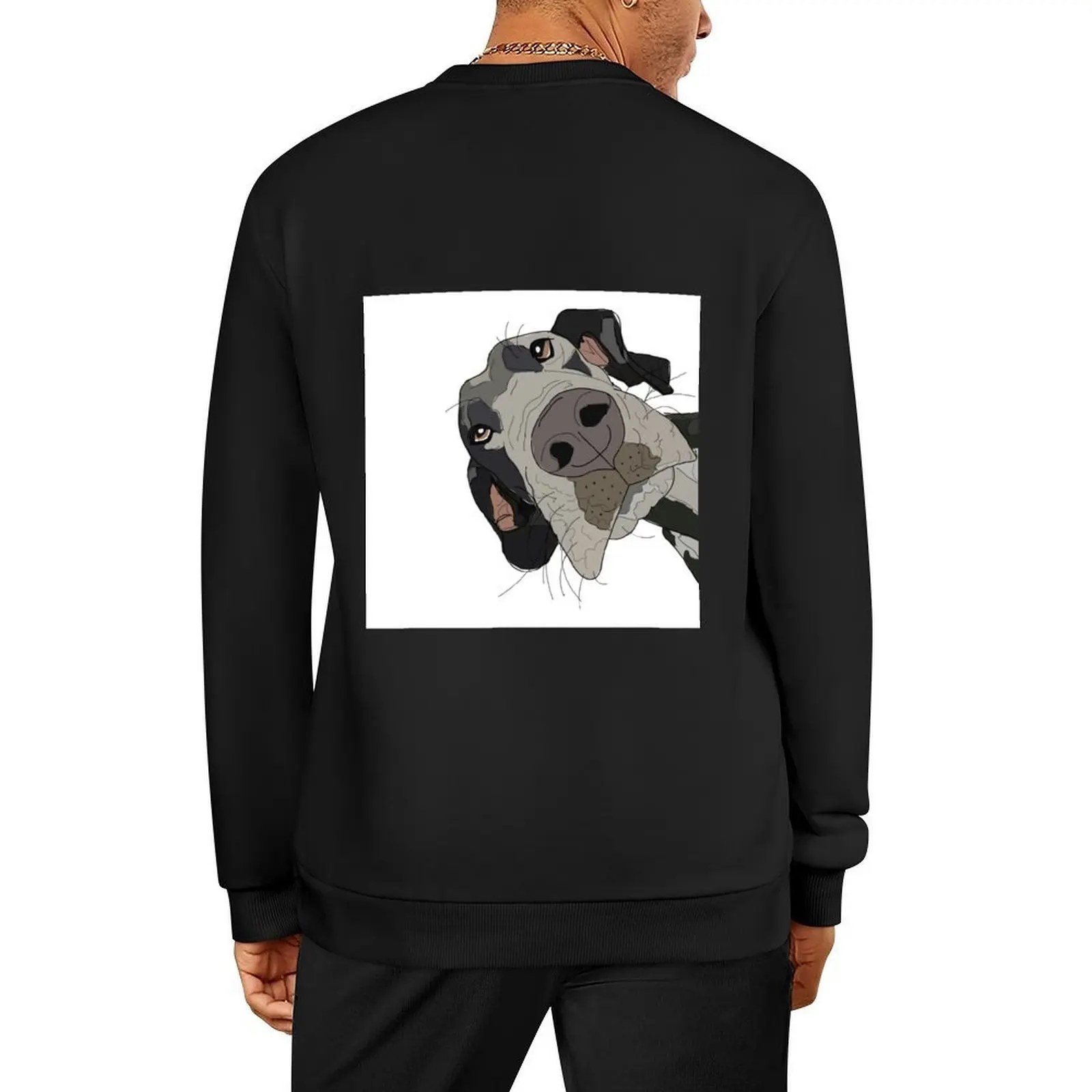 

Great Dane In Your Face Dog Pullover anime clothing fashion men autumn tracksuit men graphic sweatshirts