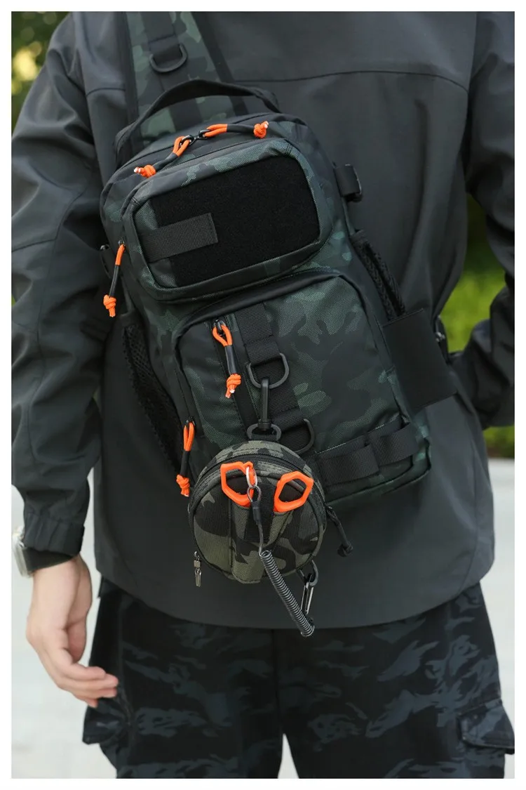 حقيبة تخزين الأسلاك الأمامية من Luya، حقيبة سلك كربون، بكرة سلكية، سلك رئيسي وسلك فرعي، أكمام مقصية محمولة متعددة الوظائف #3