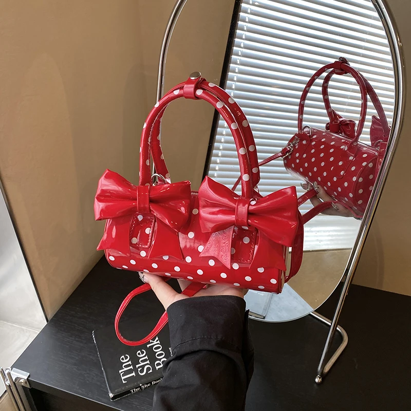 

Fashionable Polka Dot Handbag Women's Shoulder Bag 2025 New Hot Selling Versatile Handbag Casual Crossbody Bag Bolsas De Mujer