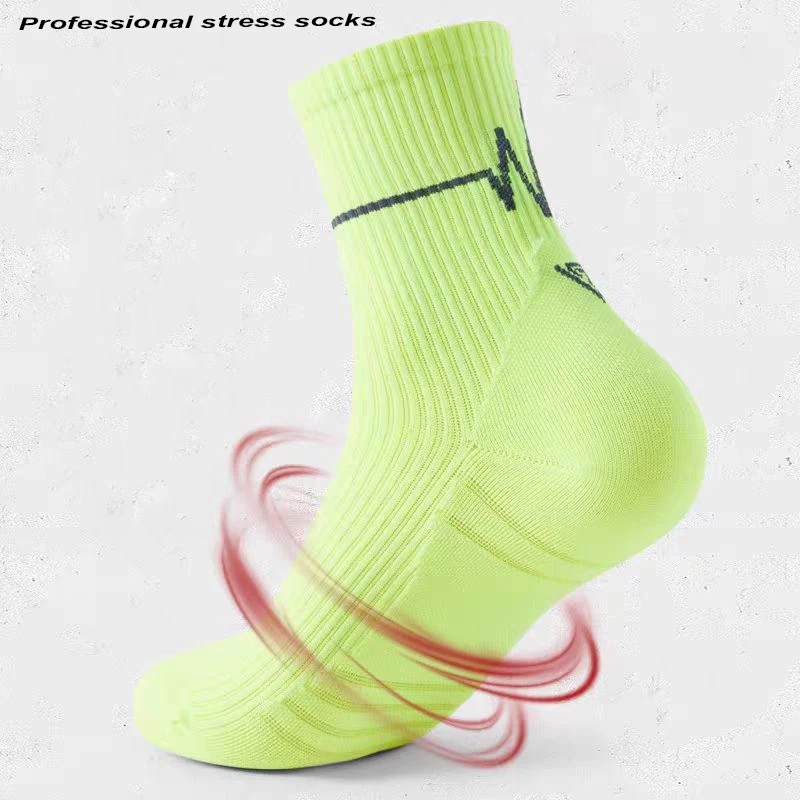 3/6 pares de calcetines profesionales para correr para hombre y mujer, calcetines de ciclismo Whiteline para maratón, calcetines deportivos para correr para hombre y mujer