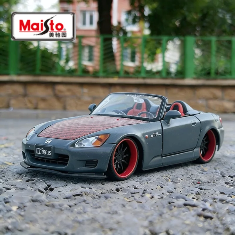 

Maisto 1:24 Honda S2000 Alloy Sports Car Diecast Metal Modified Track Racing Car Vehicles Model Simulation Collection Kids Gifts
