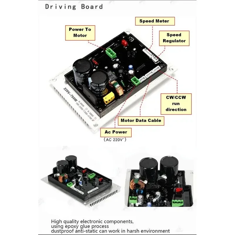 Main Control Board For Brushless Motor 750W 1100W 1500W Lathe Milling Power Source Hot sales