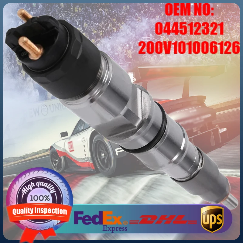 

0445120321 0445120445 200V101006126 New Engine Parts Common Rail Fuel Injector for Case New Holland D20