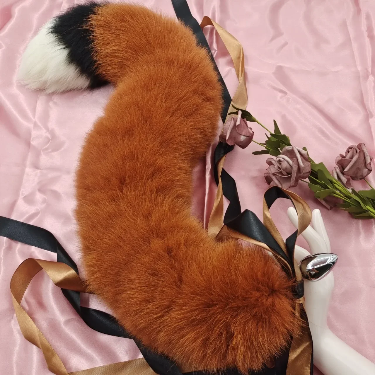 Bdsm Dog and Fox Tail Removable Anal Plug Prostate Sm Real Tail Cosplay Butt Plug Sexy Adult Toy Erotic Sex Toys for Women Men