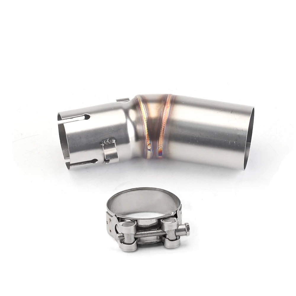 ل CF Moto 450sr 450SS 450 SR SS 2022-2025 دراجة نارية العادم الأنابيب تعديل الفولاذ الجبهة الأنابيب 51 مللي متر واجهة ربط الخمار