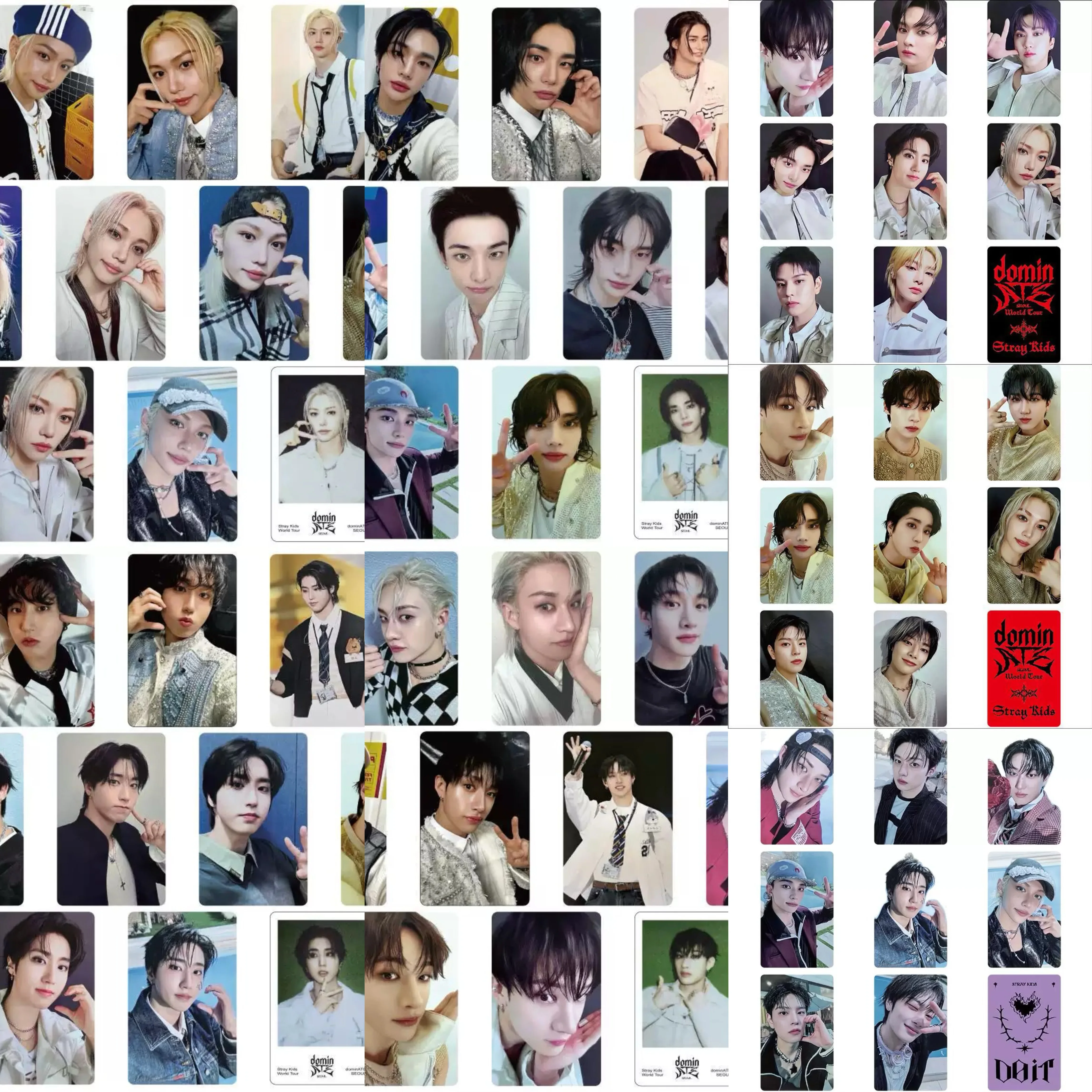 

K-POP Stray Kids LOMO Card DOIT Small Card World Tour Set Card KARMA Card felix Bangchan HAN Peripheral Collection Card