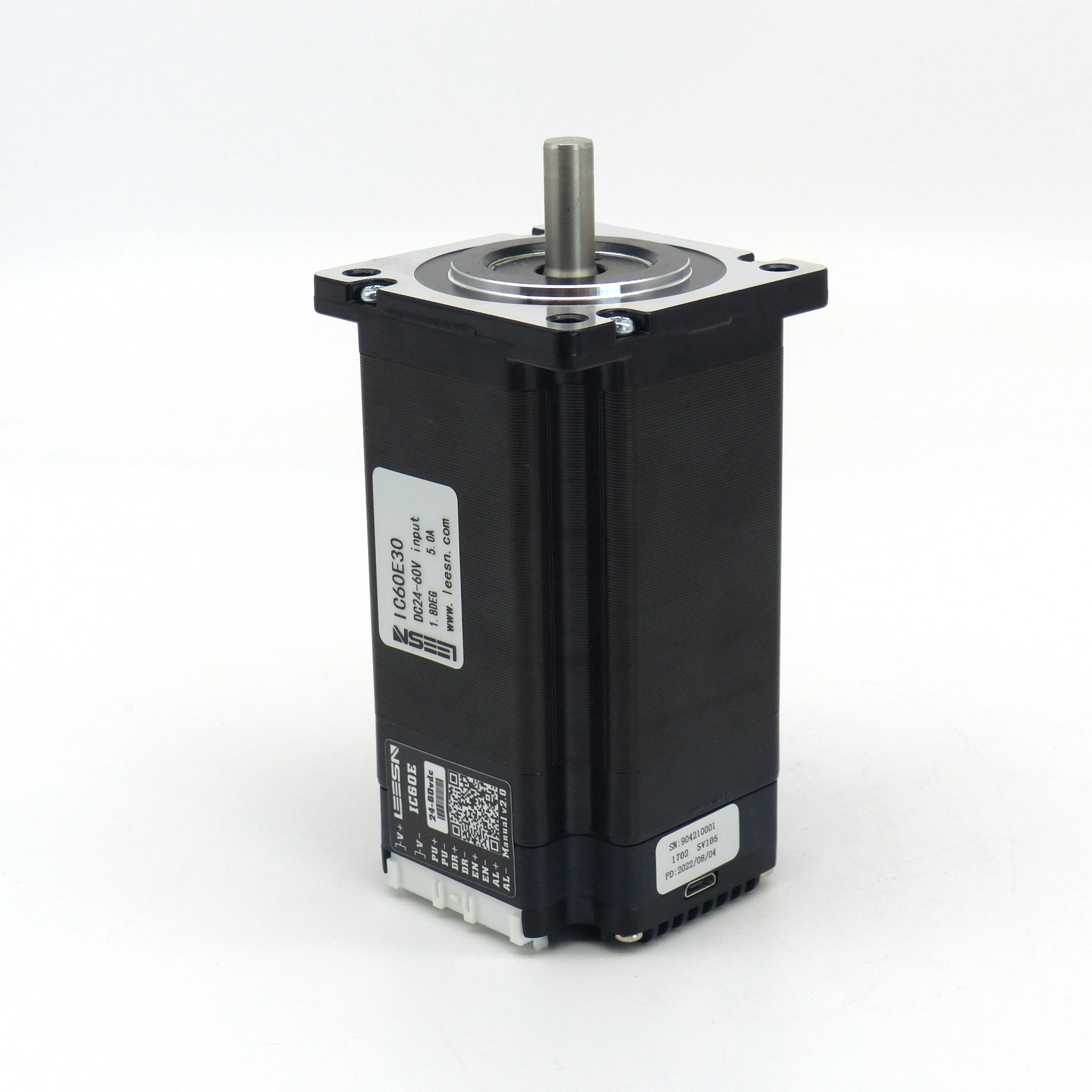 High Torque 60mm Nema 24 Stepper Motor RS485 Modbus RTU Colsed-Loop Step Motor with Integrated Motor for CNC Router CE ROHS