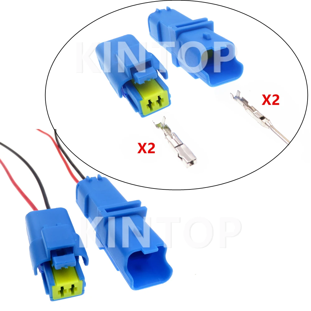 

Водонепроницаемый штекер 211PL022S6049, 2 контакта, 2 шт./комплект, автомобильная проводка для Peugeot, Citroen, 211PL022S6049