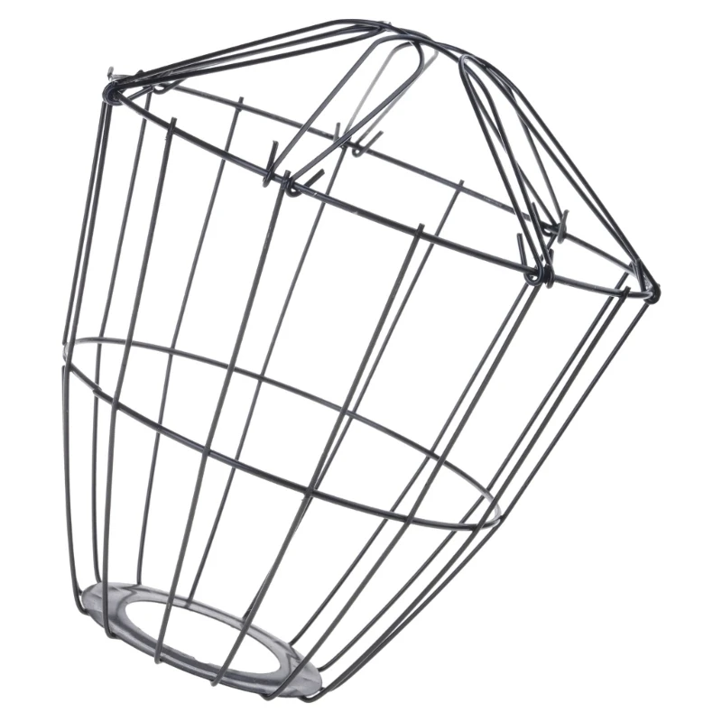 E1PC Retro Industrial Iron Mesh Light Bulb Guard For Pendant Lamps Metal Cage Protective Cover Retro Design Suitable For Home