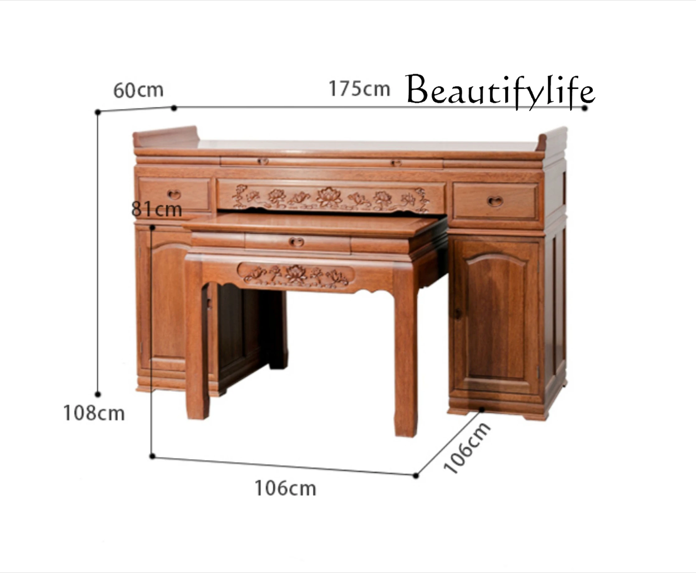 

Temple a Long Narrow Table Buddha Shrine Incense Desk Set Solid Wood Altar Buddha Table Domestic Buddhist Hall Altar