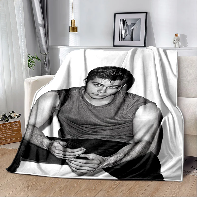 ثلاثية الأبعاد ديلان أوبراين DOB الممثل لينة بطانية قطيفة ، الفانيلا بطانية رمي بطانية لغرفة المعيشة غرفة نوم أريكة تتحول لسرير نزهة غطاء هدية