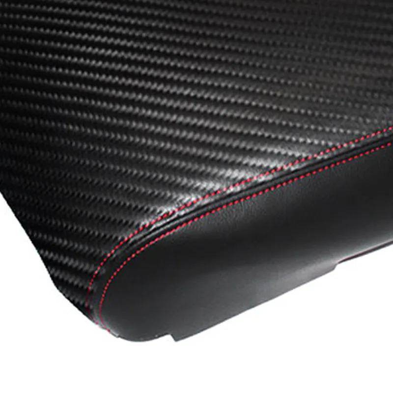 Soft Leather Armrest Cover For Toyota Tundra 2007 2008 2009 2010 2011 2012 2013 Car Center Control Armrest Box Skin Cover Trim
