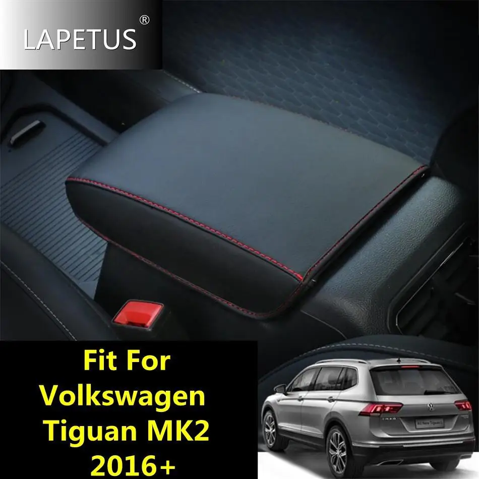 

Center Console Seat Armrest Box Pad Mat Protect Molding Cover For Volkswagen VW Tiguan MK2 2016 - 2022 Car Accessories Interior