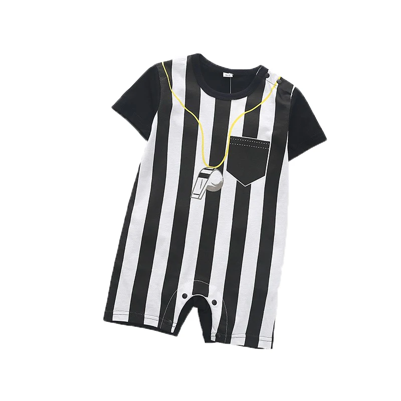 Baby Rompers Summer New Style Baby Boy Girl Clothing Newborn Infant Cartoon Penguin Short Sleeve Clothes 0-24 Months