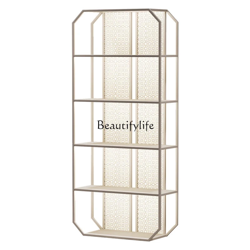

Bogu rack tea display cosmetics multi-layer rack display cabinet