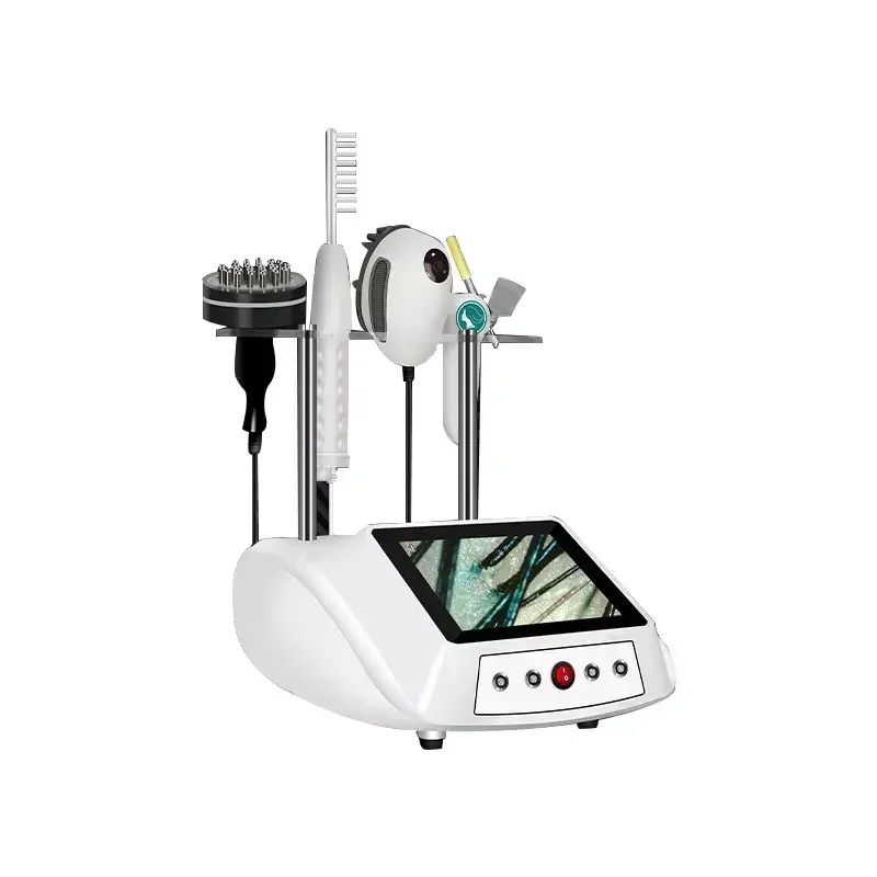 Tratamiento portátil para el cuero cabelludo, tratamiento para la pérdida de cabello, detector de análisis de folículos capilares, máquina de terapia de crecimiento y regeneración del cabello