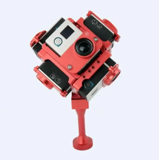 

Крепление-рамка для панорамной съемки 360 градусов Assemble Alu Case Full Shot для GoPro HD Hero 3+ 4, для VR-видеосъемки