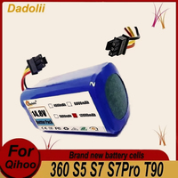 High quality 14.4V 12800mAh lithium-ion battery pack, suitable for 360 C50 robot vacuum cleaner components