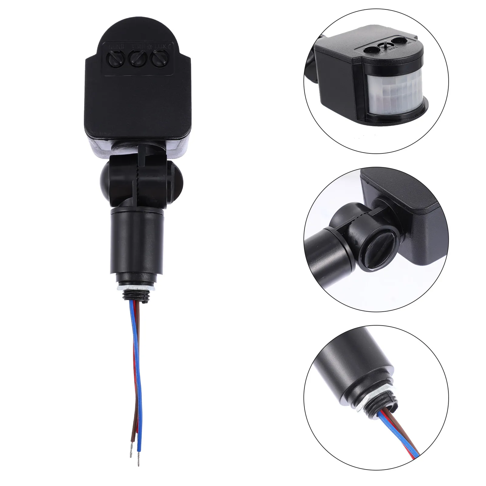 

Инфракрасный PIR-датчик движения для светодиодных охранных светильников, автоматический настенный выключатель, уличный прожектор, интеллектуальный индукционный датчик