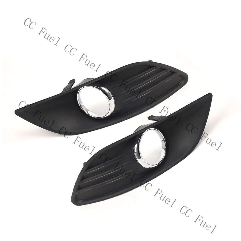 C+ Front Bumper Fog Light Grille Cover Left Right Side For Ford Focus 2009-2011