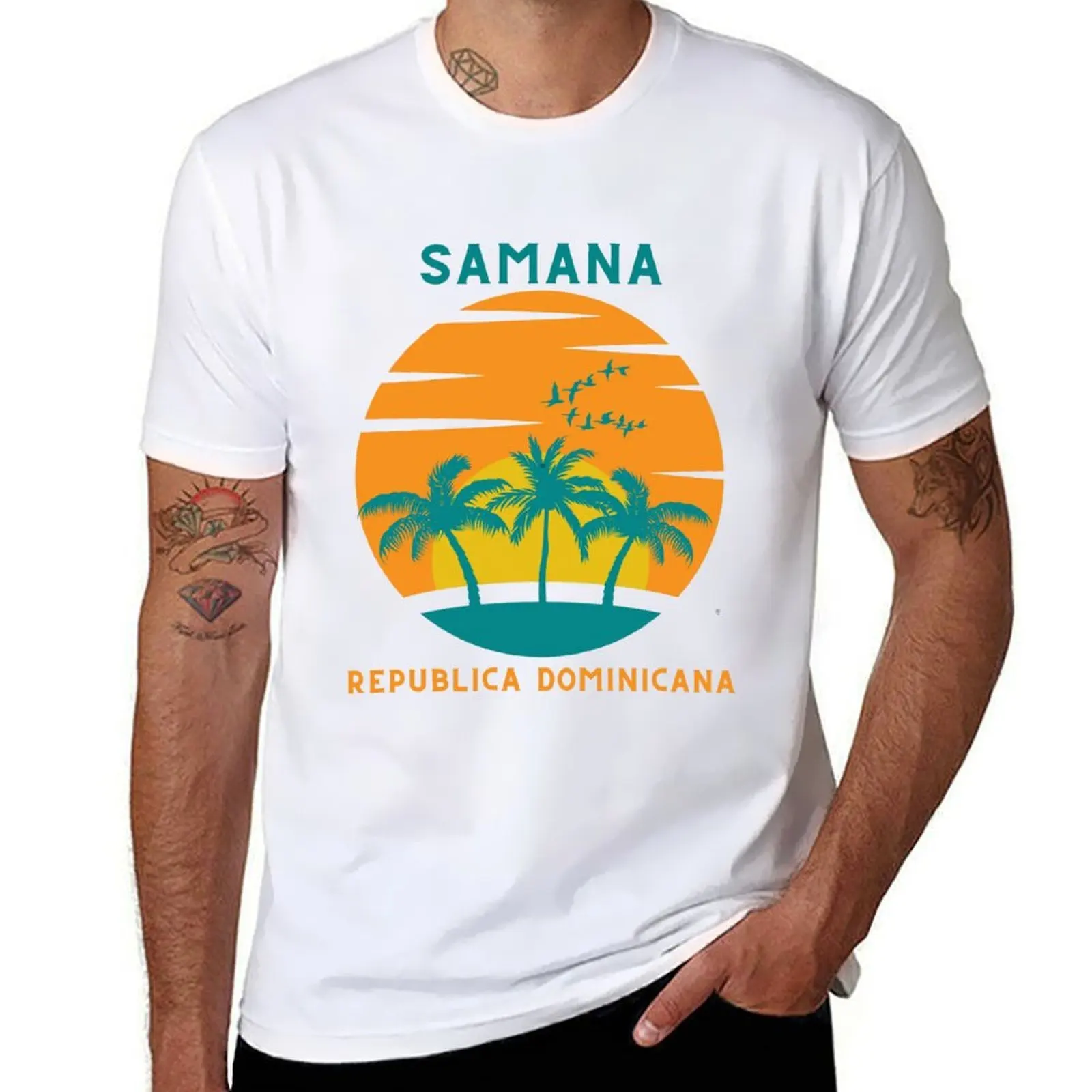 

Samana Dominican Republic, Samana Republica Dominicana T-Shirt man t shirt luxury t shirts for man pack white T-Shirt