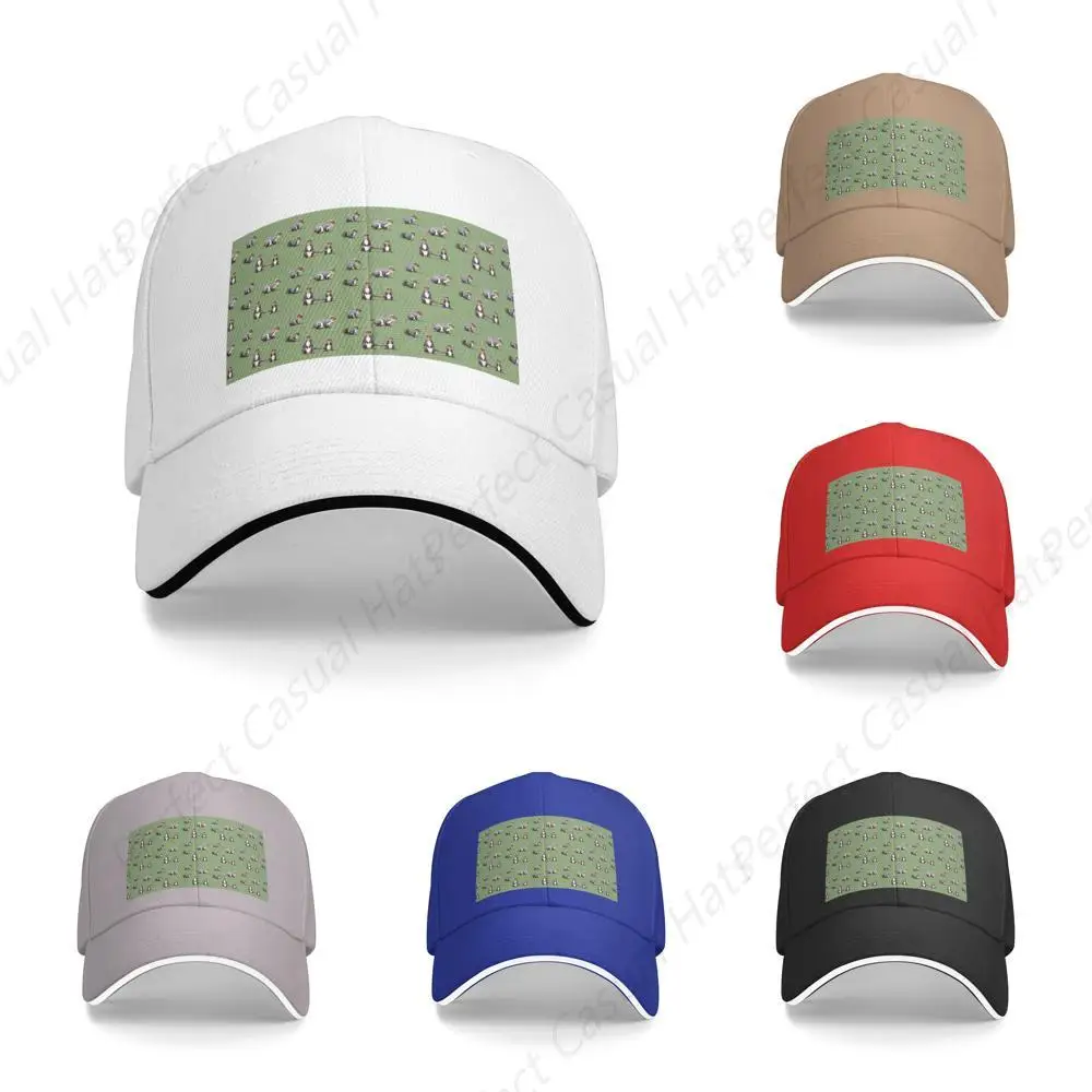 

High Quality Cute Squirrel Printing Sandwich Caps Peaked Caps Trucker Hat Men Women Outdoor Travel Sport Sun Visor