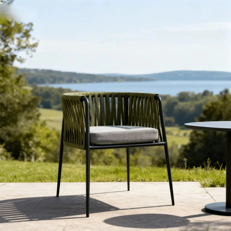 

Garden Outdoor Chair Waterproof Fabric Outdoor Coffee Chair Fashion Leisure Chair Outdoor