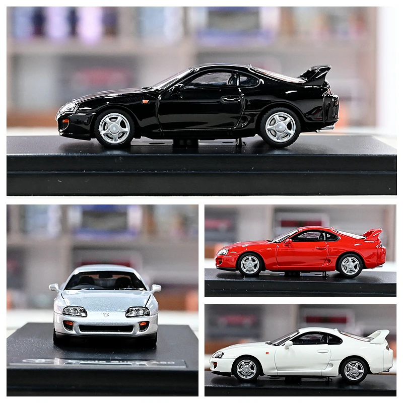 طراز سيارة Lcd 1:64 لـ supra a80 jdm ، ألعاب للأطفال ، هدية