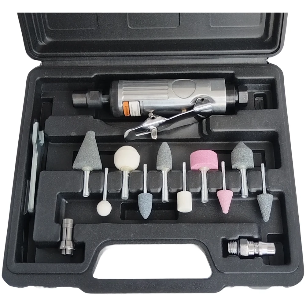 High-Speed Air Die Grinder 22000 RPM For Metal Polishing And Engraving Tasks With Ergonomic Grip Design For Workshop Use