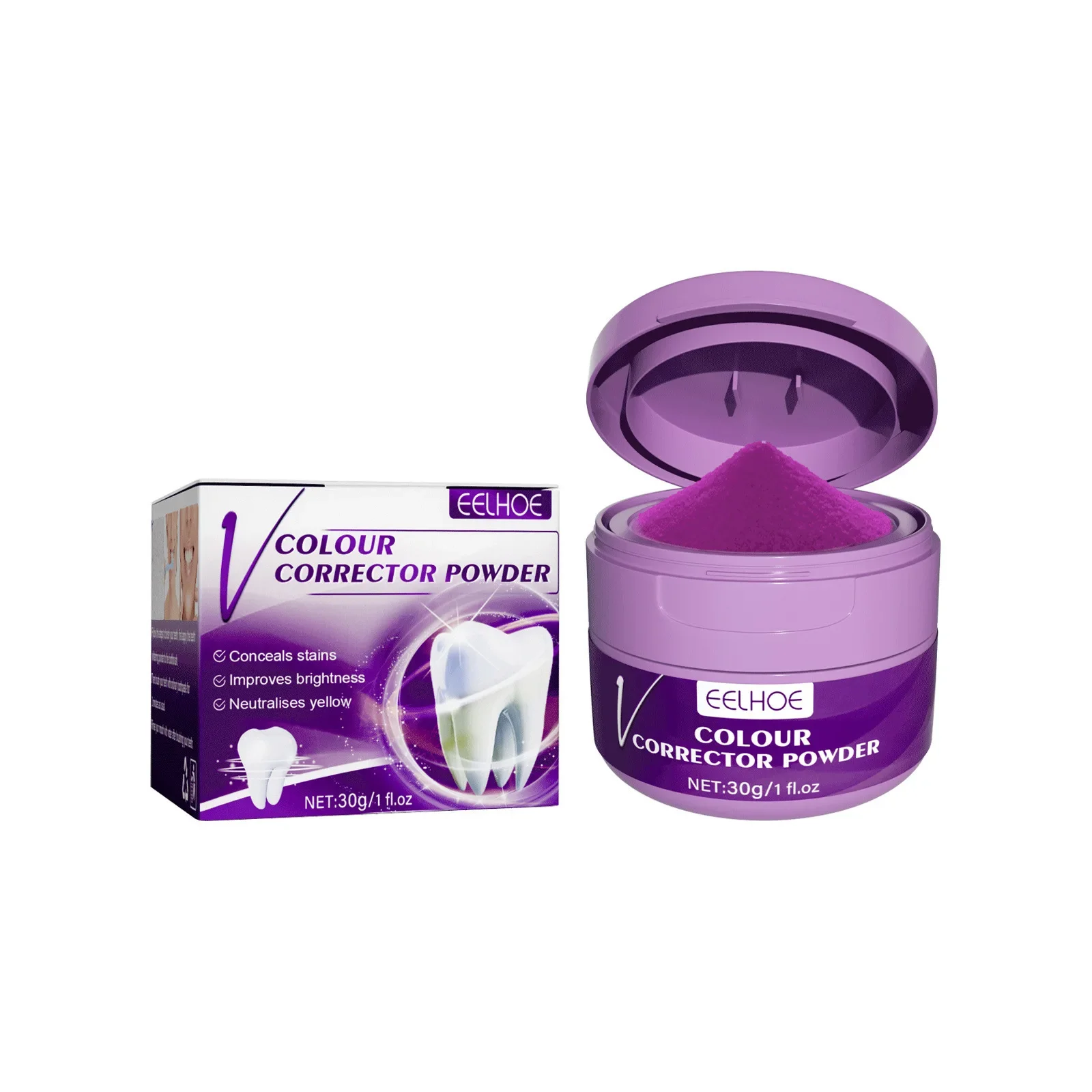 Teeth Whitening Powder Oral Cleansing Yellow Tooth Removal Stain Plaque Fresh Breath Dental Hygiene Tooth Brightening Toothpaste