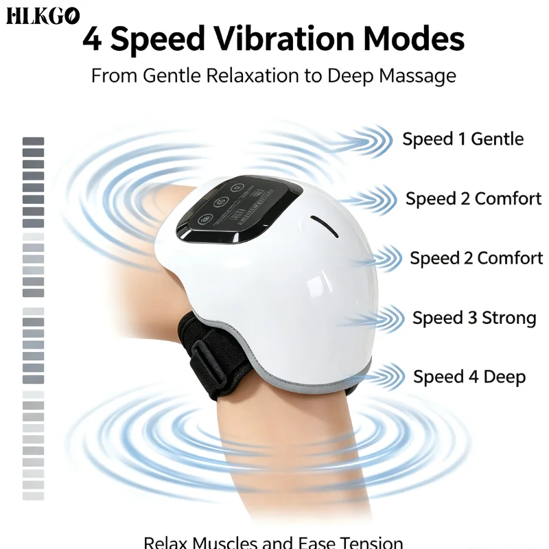 Cold Laser Knee Massager, Electric Knee Care Device for Osteoarthritis Rheumatic Arthritis Pain Management