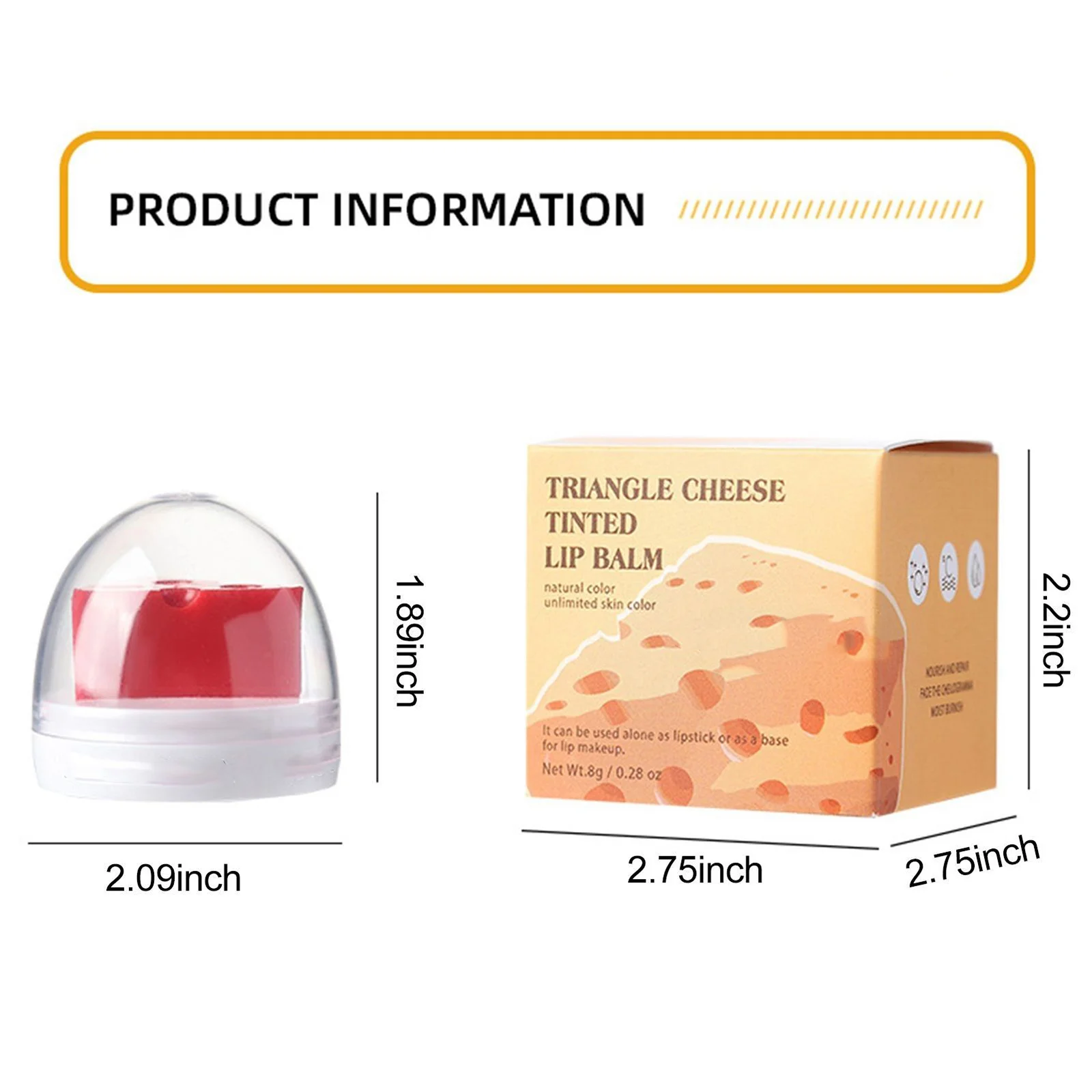 أحمر شفاه بالجبنة أحمر شفاه شفاف دافئ