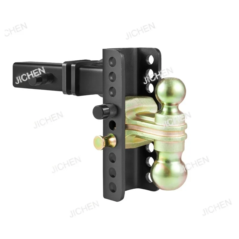 

Neu Up and Down Adjustable Trailer Arm Outdoor Rescue Solid Double Ball Head Off-Road Vehicle Traction Hook Accessories