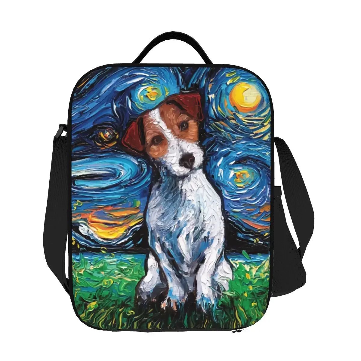 Jack Terrier Pop Art Lancheiras portáteis, Multifuncional Dog Lover Cooler, comida térmica, lancheira isolada para estudante