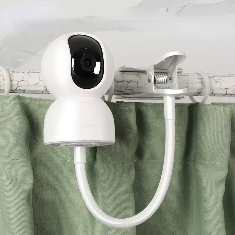 Indoor Hose Monitoring Camera Mounting Bracket for Crib Curtain Rod Installation Clip for Xiaomi TPLINK Surveillance Camera Base