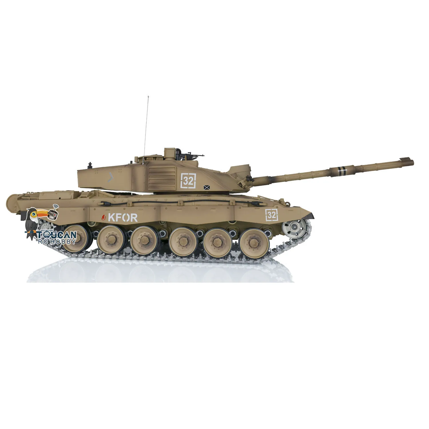 Henglong 1/16 Scale 7.0 RC Tank Upgrade FPV Challenger II 3908 Radio Control Tanks Model 360° Turret Rotation RC Toy TH17740