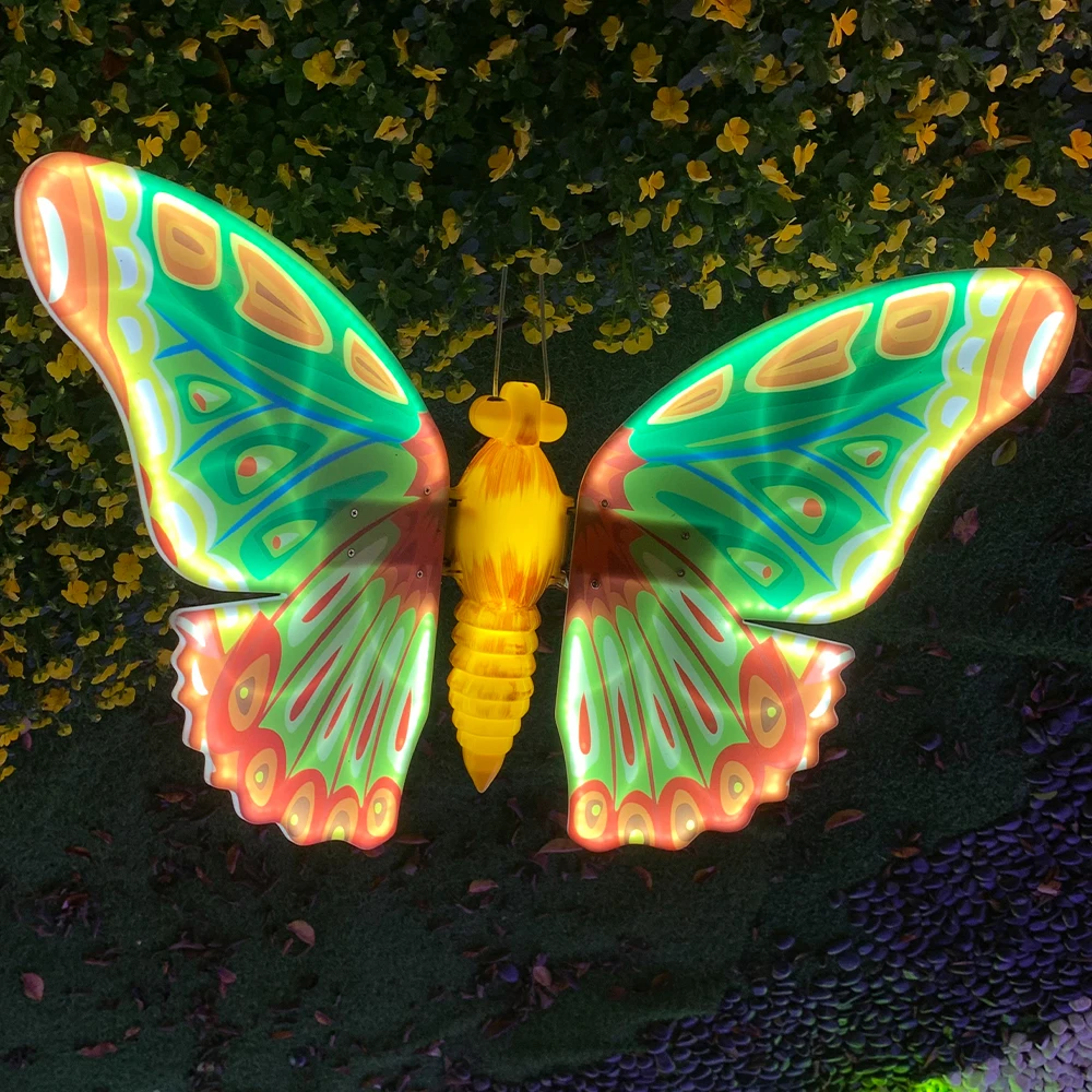 Enchanting Butterfly LED Pathway Lights IP65 Rated Outdoor Christmas Decoration for Landscape