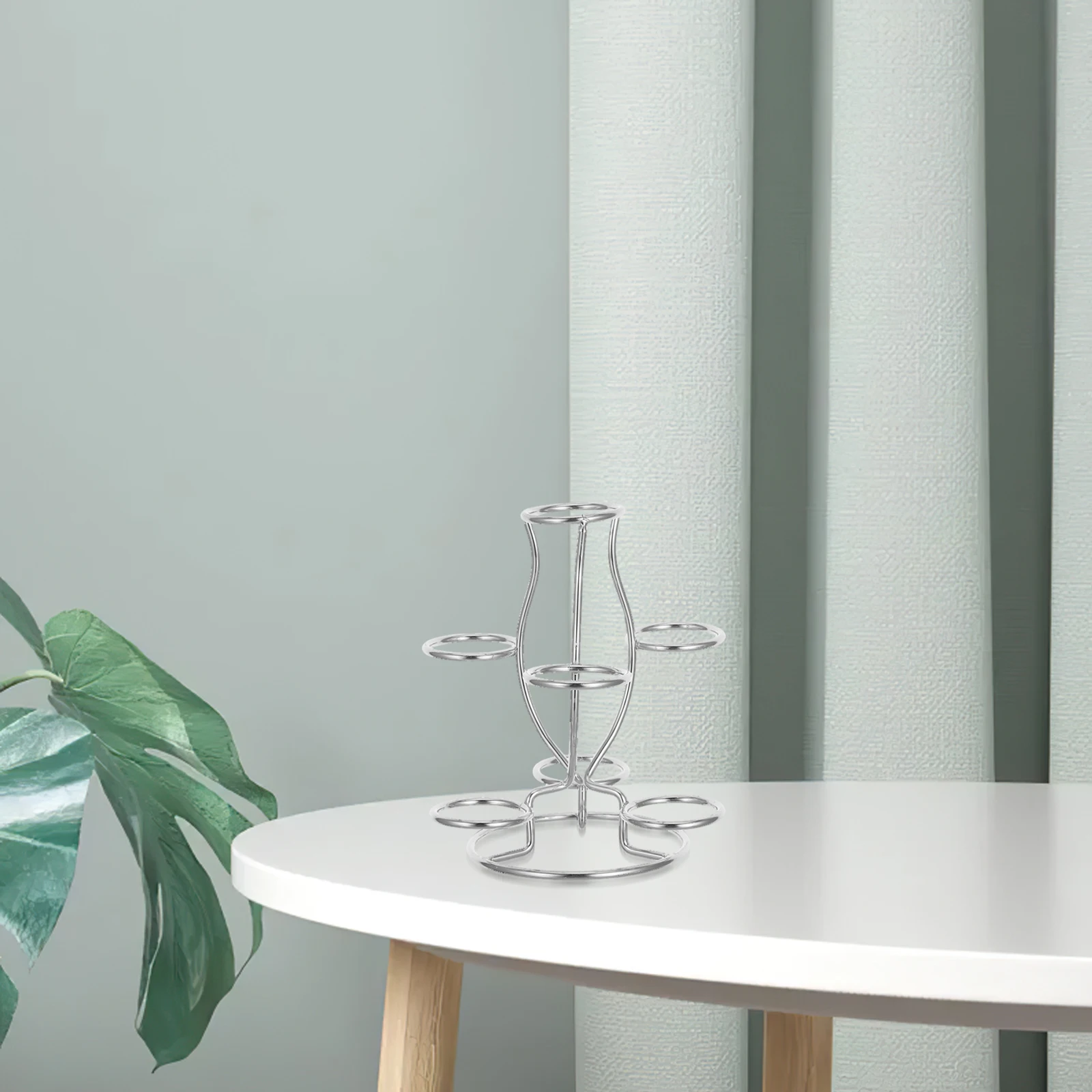 

Iron 7 Sphere Crystal Ball Stand Metal Base Holder for Glass Globes Decorative Display Home Study Office Crystal Support