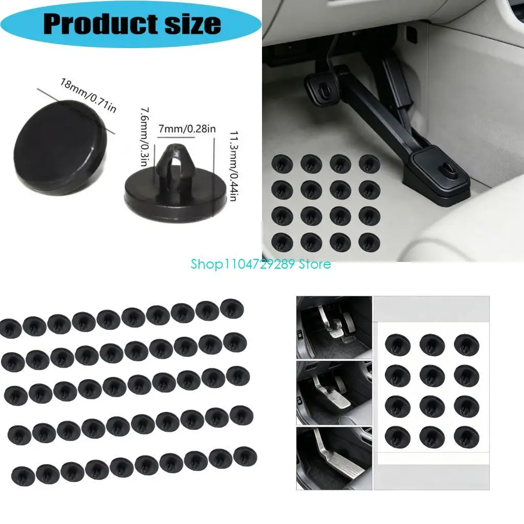 D8KE 90541-06036 Routine Maintenance Car Brake Switches Stopper Pack, Plastic Auto Clutch Pedal Stop Pad Replacements for Worn