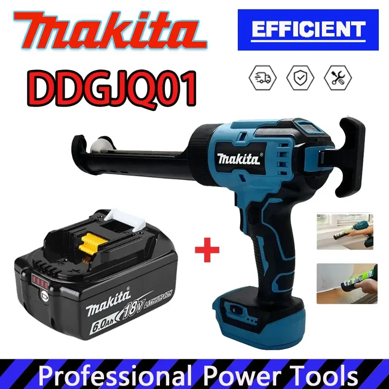 

Беспроводной электрический пистолет для герметика Makita: клей для цемента и стекла, инструмент для заполнения швов в стеклянных дверях и окнах