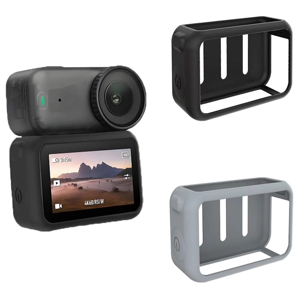 

Silicone Case for DJI OSMO Nano Camera, Soft Protective Case Battery Side Open All-Round Protection Camera Protector Cover