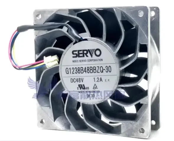 

Ltsf For SERVO G1238B48BBZQ-30 DC 48V 1.2A 120x120x38mm 4-Wire Server Cooling Fan 12cm