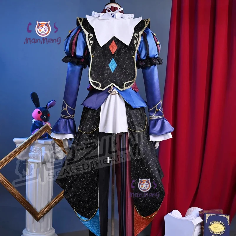 Anime PJSK Tenma Tsukasa tks tms Cosplay Costume Halloween Party Gorgeous Uniform Wig Props Woman Man Suit Circus outfit S-XXL view 3