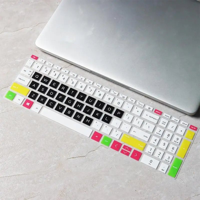 Universal Colorful Keyboard Cover Waterproof Skin Protector Sticker Film Desktop Laptop Keyboard Covers Gradient Film H-P Star