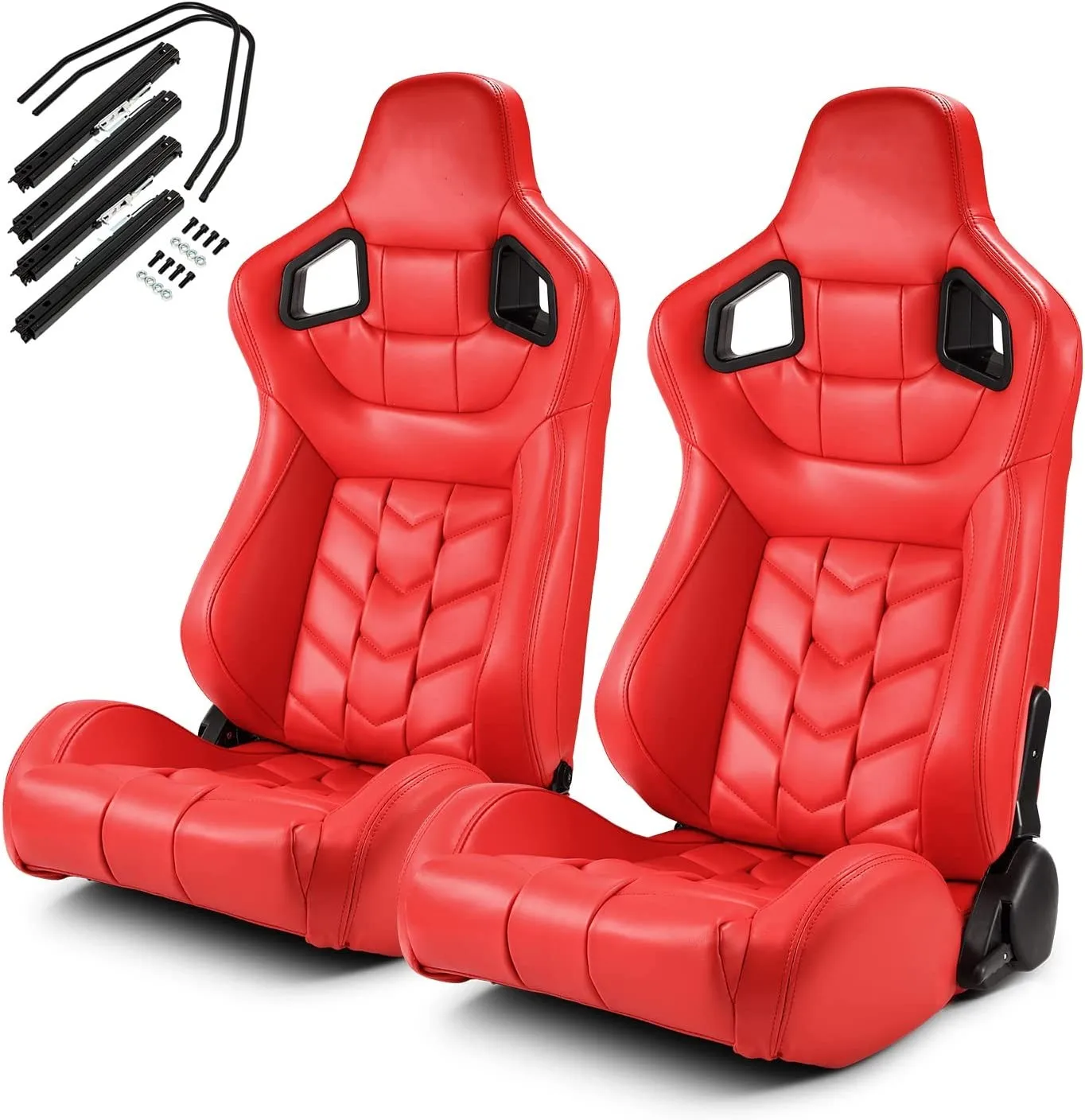 JBR9009 Red New Style PVC Bucket Auto Racing Seat For Car Use Customized Logo