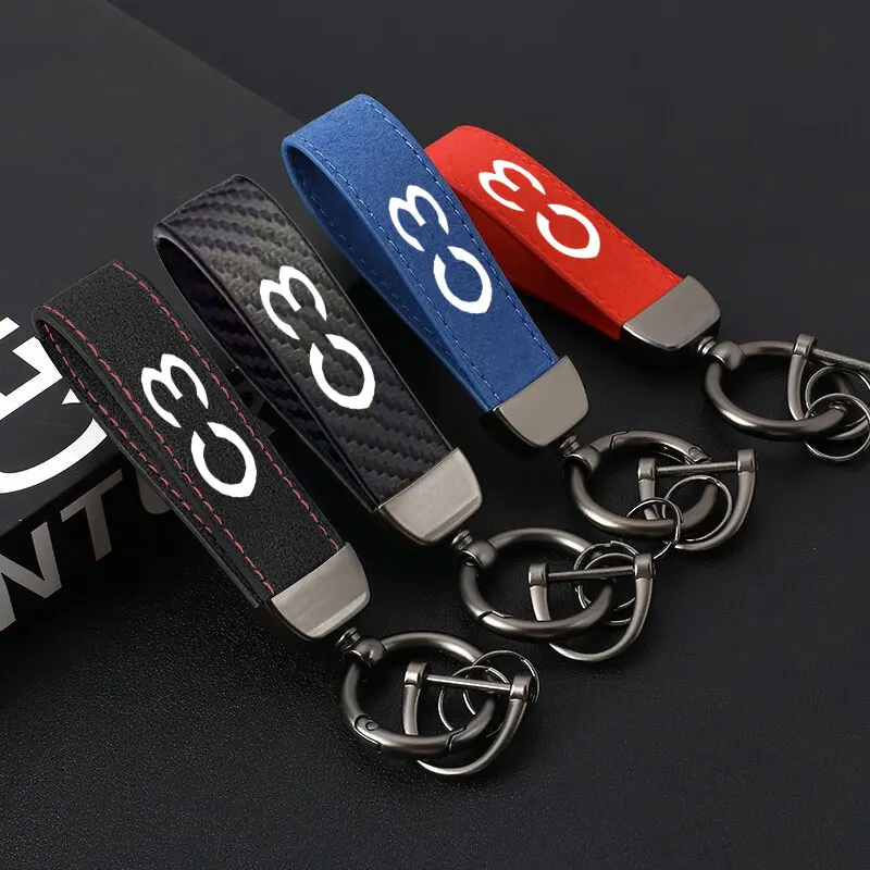 Luxury Men Women Simple Keychain Creative DIY Keyring Car Key Chain Jewelry Gift Customized Logo For Citroen C3 Car Accessories