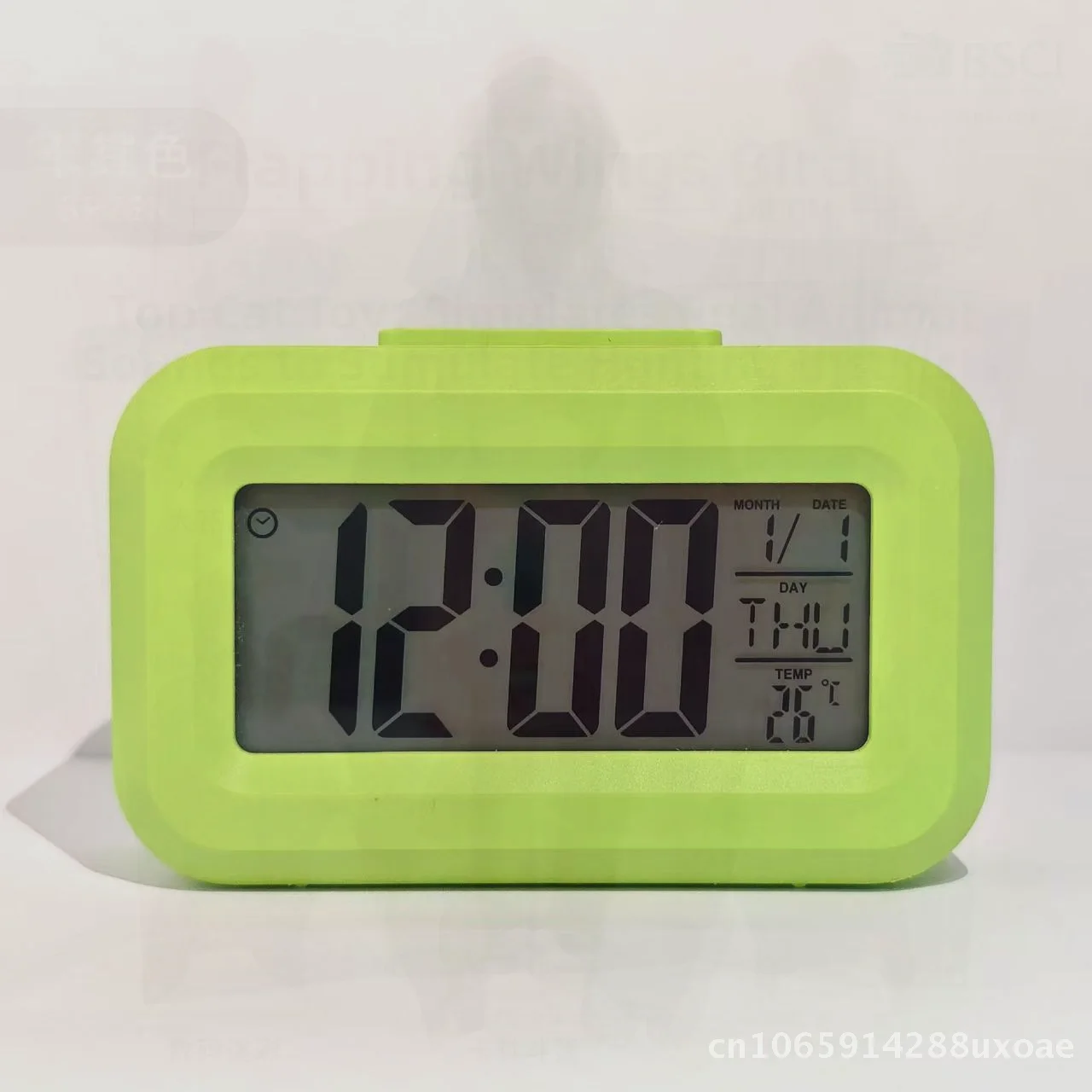 

Luminous Cute Alarm Clock Modern Minimalist LED Display Multifunctional Mute Desktop Clock for Students Bedroom