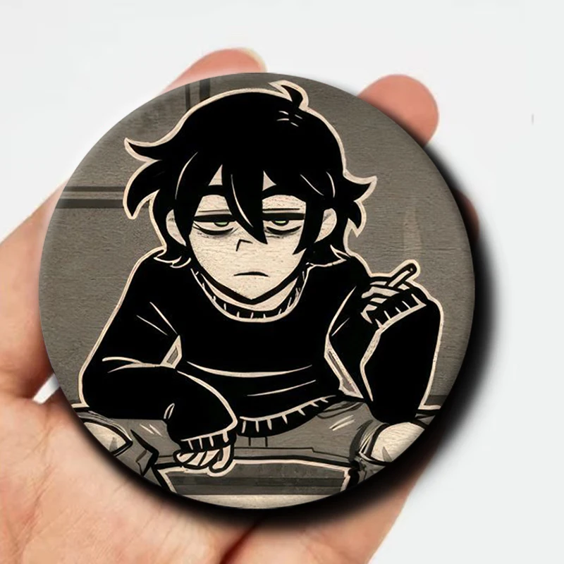 58mm Creative Cartoon Figure Brooch Pins Game The Coffin of Andy and Leyley Badge Backpack Shoes