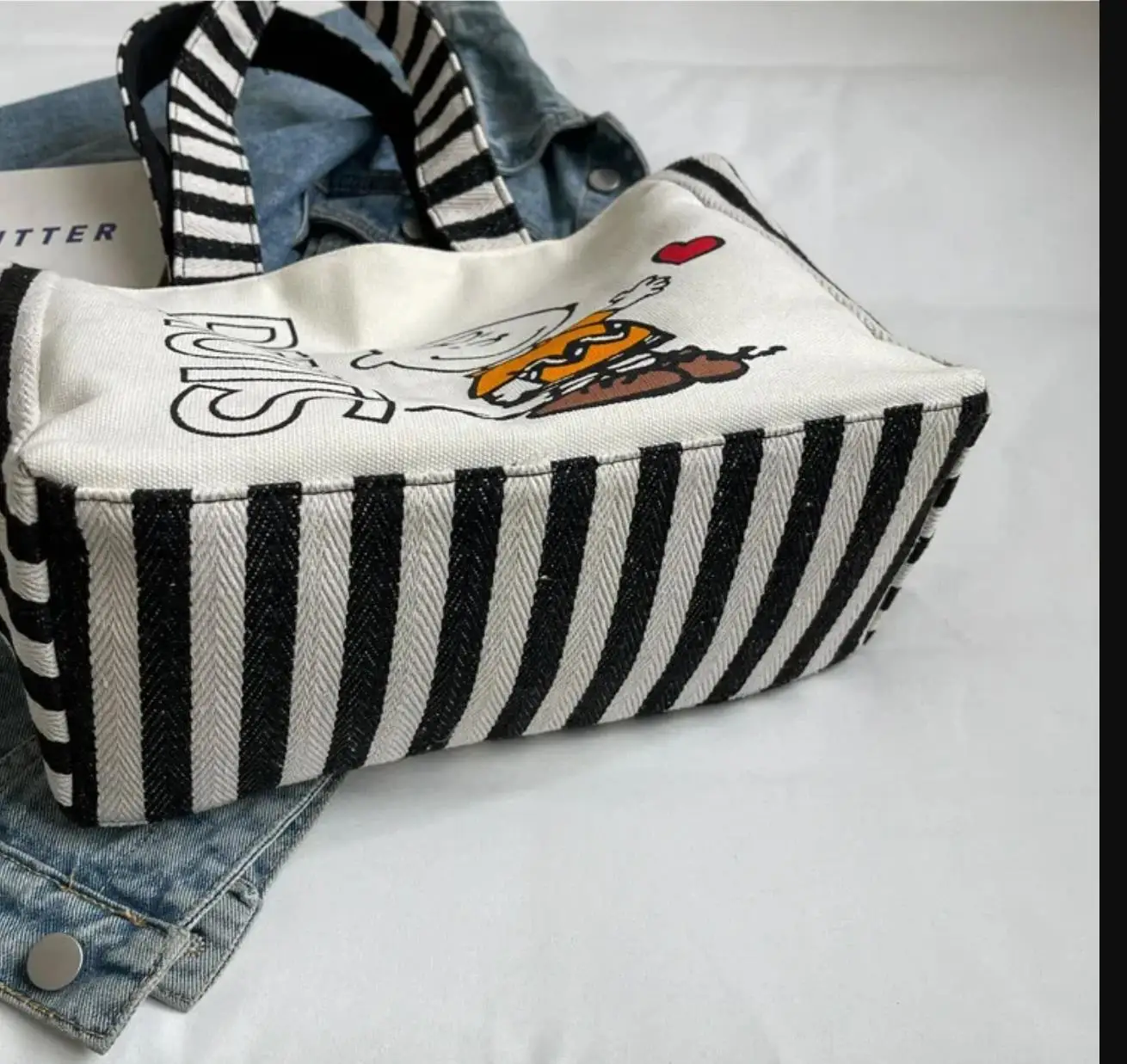 Рисунок 2 - Новая холщовая сумка на плечо для девочек Snoopy